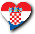 Flag of Croatia image [Heart2]