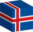 Flag of Iceland image [Cube]
