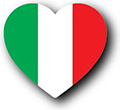 Flag of Italy image [Heart1]
