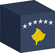 Flag of Kosovo image [Cube]