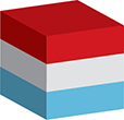 Flag of Luxembourg image [Cube]