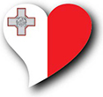 Flag of Malta image [Heart2]