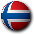 Flag of Norway image [Hemisphere]