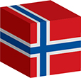 Flag of Norway image [Cube]