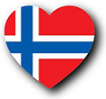 Flag of Norway image [Heart1]