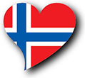Flag of Norway image [Heart2]