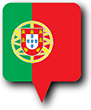 Flag of Portugal image [Round pin]