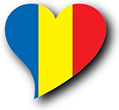 Flag of Romania image [Heart2]