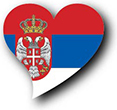 Flag of Serbia image [Heart2]