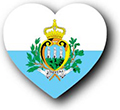 Flag of San Marino image [Heart1]