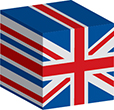 Flag of United Kingdom image [Cube]