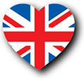 Flag of United Kingdom image [Heart1]