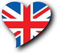 Flag of United Kingdom image [Heart2]