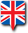 Flag of United Kingdom image [Round pin]
