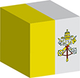 Flag of Vatican City image [Cube]