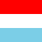 Red and white and light blue image