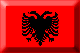 Flag of Albania emboss image