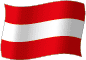 Flag of Austria flickering gradation image