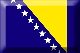 Flag of Bosnia and Herzegowina emboss image