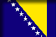 Flag of Bosnia and Herzegowina drop shadow image
