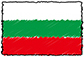 Flag of Bulgaria handwritten image