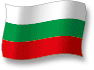 Flag of Bulgaria flickering gradation shadow image