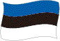 Flag of Estonia flickering image