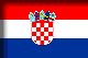 Flag of Croatia drop shadow image