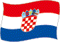 Flag of Croatia flickering image