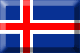 Flag of Iceland emboss image