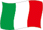 Flag of Italy flickering image
