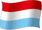 Flag of Luxembourg flickering gradation image