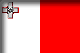 Flag of Malta drop shadow image
