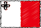 Flag of Malta handwritten image