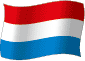 Flag of Netherlands flickering gradation image