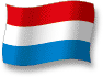 Flag of Netherlands flickering gradation shadow image