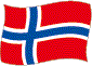 Flag of Norway flickering image