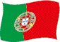 Flag of Portugal flickering image