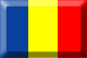 Flag of Romania emboss image