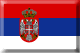 Flag of Serbia emboss image