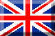 Flag of United Kingdom emboss image