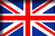 Flag of United Kingdom drop shadow image