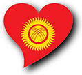Flag of Kyrgyz Republic image [Heart2]