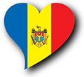 Flag of Moldova image [Heart2]
