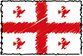 Flag of Georgia handwritten image