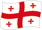 Flag of Georgia flickering image