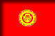 Flag of Kyrgyz Republic drop shadow image