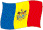 Flag of Moldova flickering image