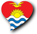 Flag of Kiribati image [Heart2]