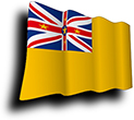 Flag of Niue image [Wave]